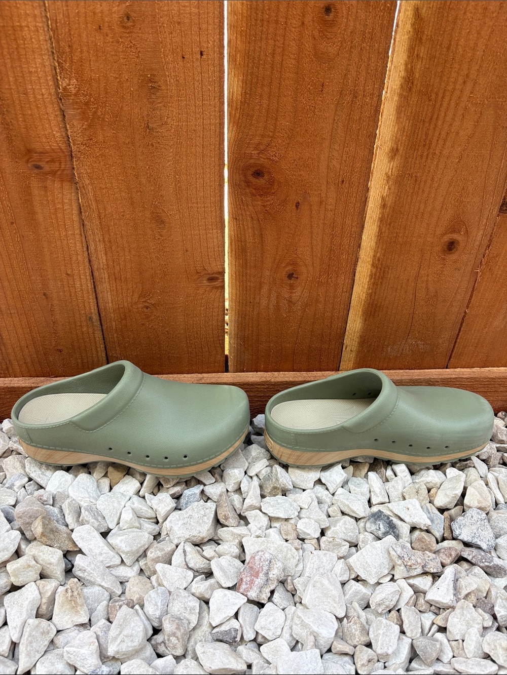 Dansko Kane Olive Green Clogs - Picture 4 of 7